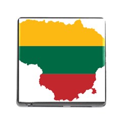 Lithuania Country Europe Flag Memory Card Reader (square 5 Slot) by Sapixe