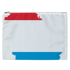 Luxembourg Country Europe Flag Cosmetic Bag (xxl) by Sapixe