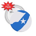 Somalia Flag Map Geography Outline 2.25  Buttons (10 pack)  Front