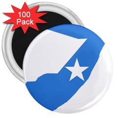 Somalia Flag Map Geography Outline 3  Magnets (100 Pack)