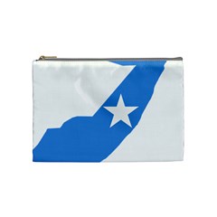 Somalia Flag Map Geography Outline Cosmetic Bag (medium)