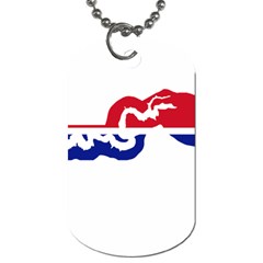 Gambia Flag Map Geography Outline Dog Tag (two Sides)