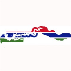 Gambia Flag Map Geography Outline Large Bar Mats by Sapixe