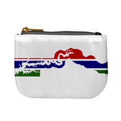 Gambia Flag Map Geography Outline Mini Coin Purse by Sapixe