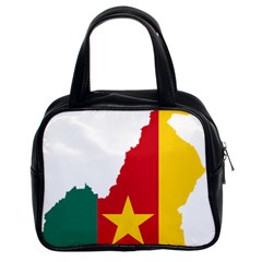 Cameroon Flag Map Geography Classic Handbag (two Sides) by Sapixe