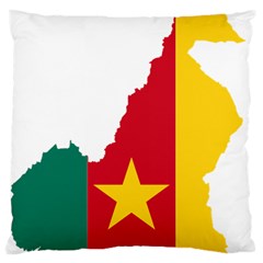 Cameroon Flag Map Geography Large Cushion Case (two Sides)