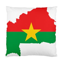 Burkina Faso Flag Map Geography Standard Cushion Case (two Sides) by Sapixe