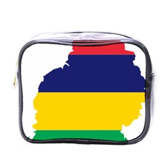 Mauritius Flag Map Geography Mini Toiletries Bag (one Side)