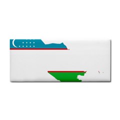 Borders Country Flag Geography Map Hand Towel