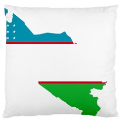 Borders Country Flag Geography Map Standard Flano Cushion Case (one Side) by Sapixe