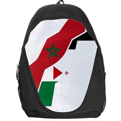 Western Sahara Flag Map Geography Backpack Bag by Sapixe