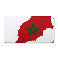 Morocco Flag Map Geography Outline Medium Bar Mats by Sapixe