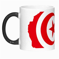 Tunisia Flag Map Geography Outline Morph Mugs