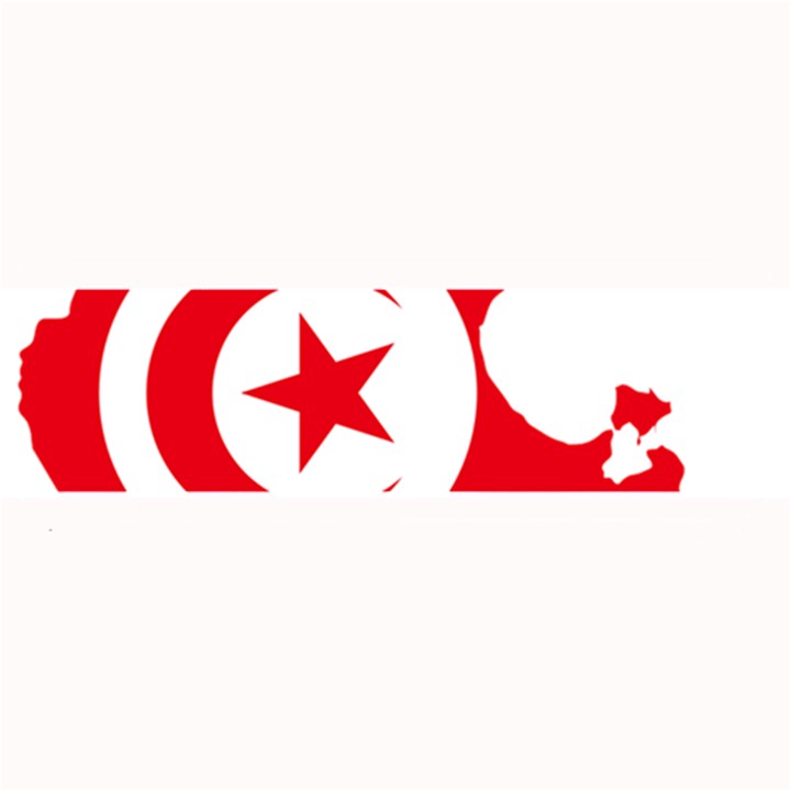 Tunisia Flag Map Geography Outline Large Bar Mats