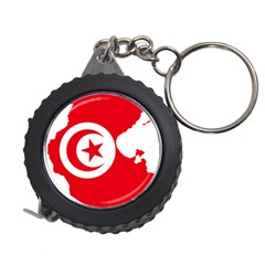 Tunisia Flag Map Geography Outline Measuring Tape