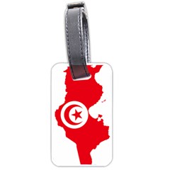 Tunisia Flag Map Geography Outline Luggage Tag (one side)