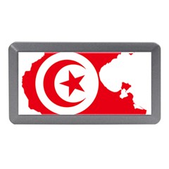 Tunisia Flag Map Geography Outline Memory Card Reader (Mini)