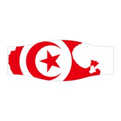 Tunisia Flag Map Geography Outline Stretchable Headband