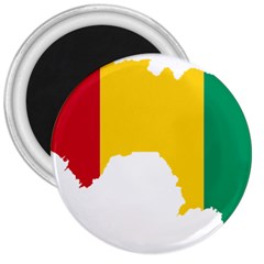 Guinea Flag Map Geography Outline 3  Magnets by Sapixe