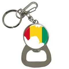 Guinea Flag Map Geography Outline Bottle Opener Key Chain by Sapixe