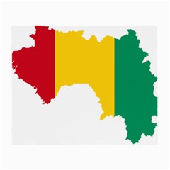 Guinea Flag Map Geography Outline Small Glasses Cloth (2 Sides) by Sapixe