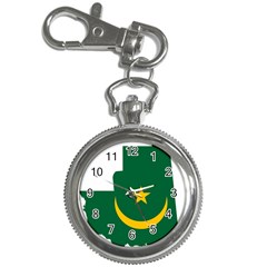 Mauritania Flag Map Geography Key Chain Watches by Sapixe