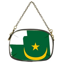 Mauritania Flag Map Geography Chain Purse (one Side) by Sapixe