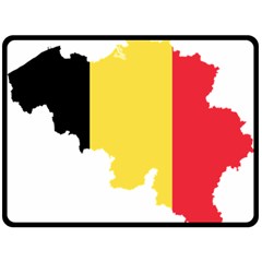 Belgium Country Europe Flag Fleece Blanket (large)  by Sapixe