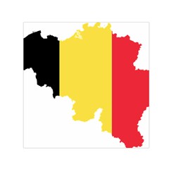 Belgium Country Europe Flag Small Satin Scarf (square)