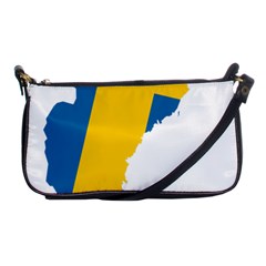 Sweden Country Europe Flag Borders Shoulder Clutch Bag by Sapixe