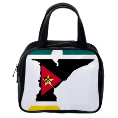 Mozambique Flag Map Geography Classic Handbag (one Side)