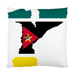 Mozambique Flag Map Geography Standard Cushion Case (two Sides) by Sapixe