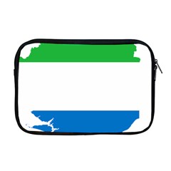 Sierra Leone Flag Map Geography Apple Macbook Pro 17  Zipper Case