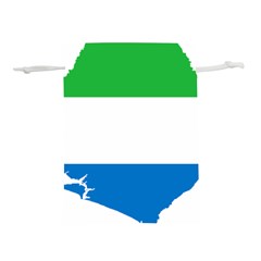 Sierra Leone Flag Map Geography Lightweight Drawstring Pouch (l)