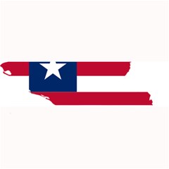 Liberia Flag Map Geography Outline Large Bar Mats by Sapixe