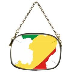 Congo Flag Map Geography Outline Chain Purse (One Side)