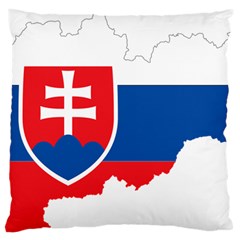 Slovakia Country Europe Flag Standard Flano Cushion Case (two Sides) by Sapixe