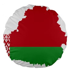 Belarus Country Europe Flag Large 18  Premium Flano Round Cushions