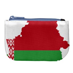 Belarus Country Europe Flag Large Coin Purse by Sapixe