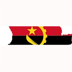 Angola Flag Map Geography Outline Large Bar Mats by Sapixe