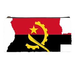 Angola Flag Map Geography Outline Pencil Cases by Sapixe