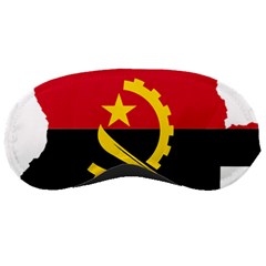 Angola Flag Map Geography Outline Sleeping Mask by Sapixe