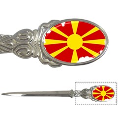 Macedonia Country Europe Flag Letter Opener by Sapixe
