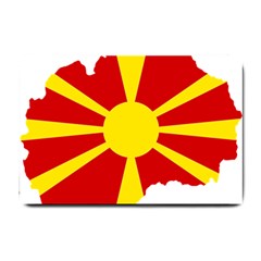 Macedonia Country Europe Flag Small Doormat 