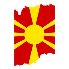 Macedonia Country Europe Flag Shower Curtain 48  X 72  (small)  by Sapixe