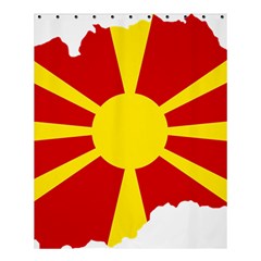 Macedonia Country Europe Flag Shower Curtain 60  X 72  (medium)  by Sapixe