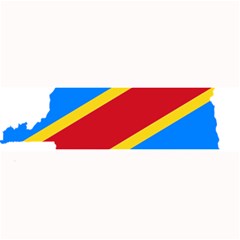 Democratic Republic Of The Congo Flag Large Bar Mats by Sapixe