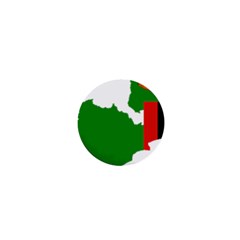 Zambia Flag Map Geography Outline 1  Mini Magnets