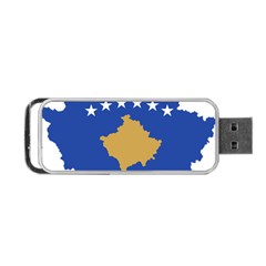 Kosovo Country Europe Flag Borders Portable Usb Flash (one Side)