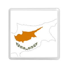 Cyprus Country Europe Flag Borders Memory Card Reader (square)